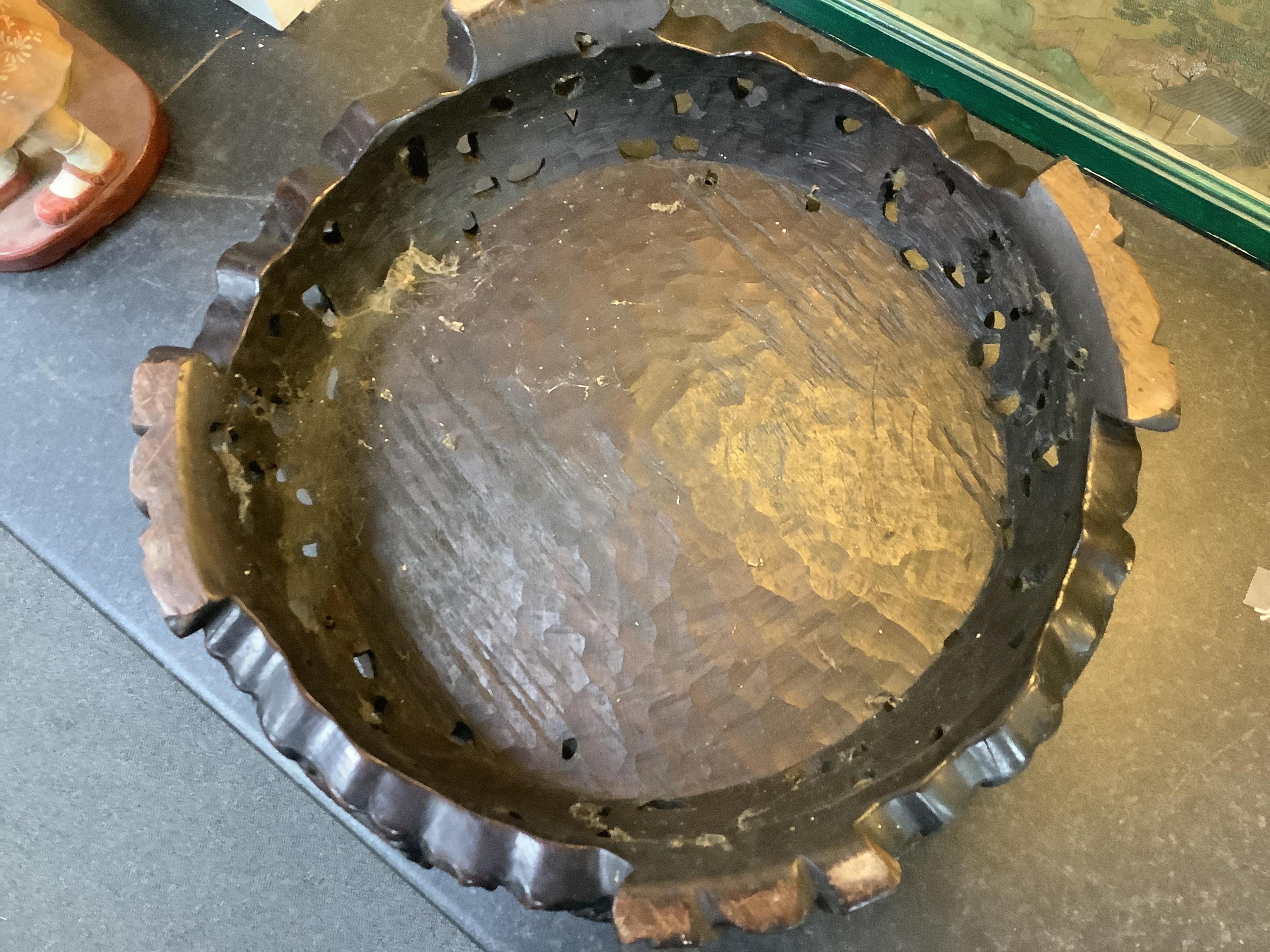 An impressive Chinese hongmu ‘dragon’ stand, late 19th century